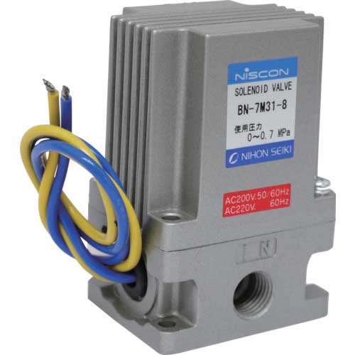 日本精器 3方向電磁弁 8AAC200V7Mシリーズ BN-7M31-8-E200