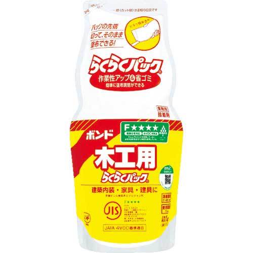 コニシ ボンド木工用 らくらくパック 1kg(ポリ袋) #40168 CH18-LLP1