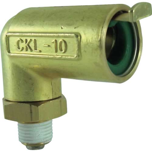 チヨダ タッチコネクターエルボコネクター(金属) 接続口径R1/8 CKL-10-01