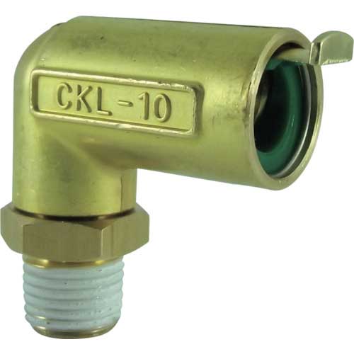 チヨダ タッチコネクターエルボコネクター(金属) 接続口径R1/4 CKL-10-02