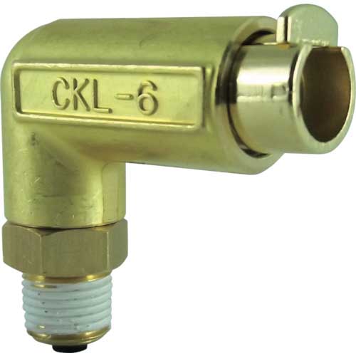 チヨダ タッチコネクターエルボコネクターHタイプ(金属) 接続口径R1/8 CKL-6-01H