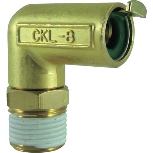チヨダ タッチコネクターエルボコネクター(金属) 接続口径R3/8 CKL-8-03