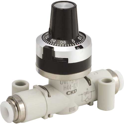 CKD ダイヤル付ニードルバルブ DVLシリーズ DVL-S-06-H44-020