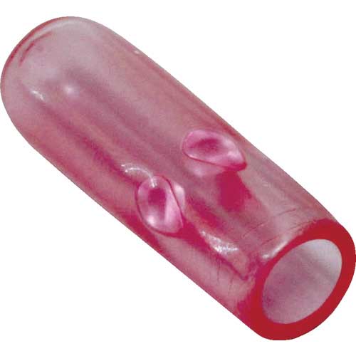 ニチフ ENDキャップ リングスリーブ用絶縁キャップ 小 赤透 (100個入) END V-S RCL