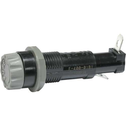 サトーパーツ 筒型ヒューズホルダー F-400-01B1 幅51.9×長さ18.5mm