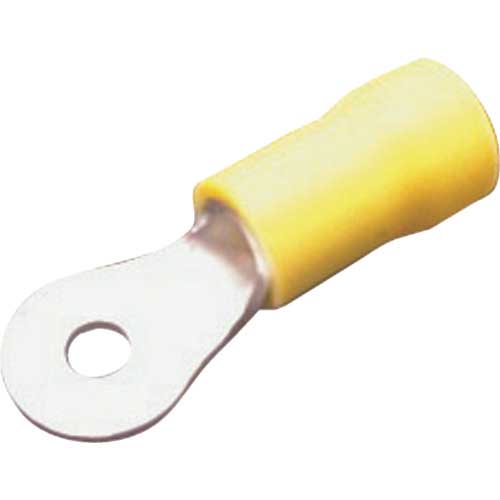 JST ビニル絶縁付丸型端子(F形) FV5.5-S4 100個入り