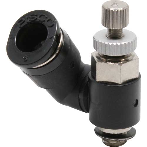 PISCO スピードコントローラ フリー メーターアウト制御チューブ6ネジM5X08 JSS6-M5A