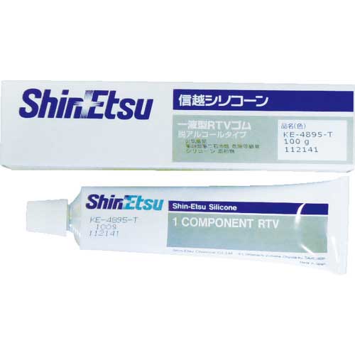 信越 シーリング 低分子シロキサン低減タイプ 100g 透明 KE4895T-100