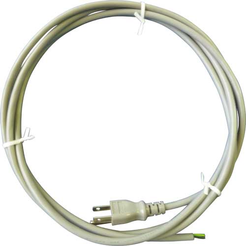 川崎電線 プラグ付電源用コード 3m 灰 KP300-VCTF0.75X3C-3M-GY