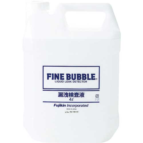 Fujikin 漏洩検査液 ファインバブル 4L LL-L-1