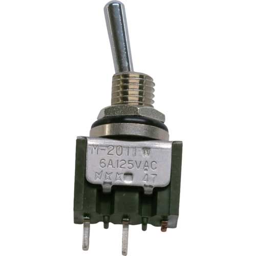 【廃番】NKKスイッチズ 防水形トグルスイッチ 単極ON-OFF M-2011W