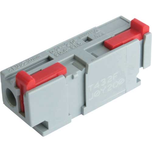 サトーパーツ 連結可能型スクリューレス端子台 ML-7000 赤 ML-7000-R