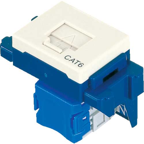 Panasonic ぐっとすシリーズ情報モジュラジャック CAT6 埋込型 ミルキーホワイト NR3170