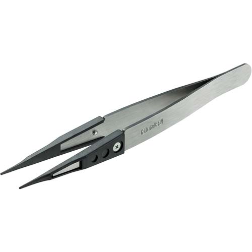 HOZAN ESDセラミックピンセット P-646-D