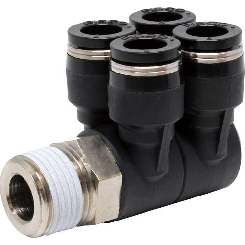 PISCO チューブフィッティング ダブルブランチエイチューブ8ネジ03 PAW8-03