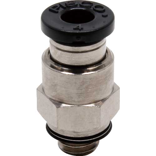 PISCO チューブフィッティング ストレート 適合外径4mm 接続口径M6×1 PC4-M6