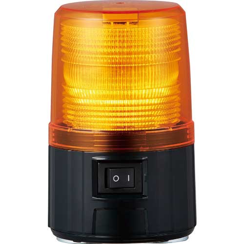 PATLITE 電池式フラッシュ表示灯 イエロー PFH-BT-Y