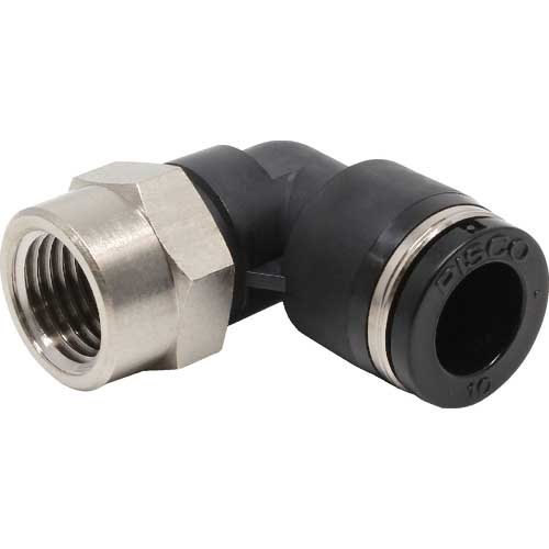 ピスコ チューブフィッティングメスエルボ PLF