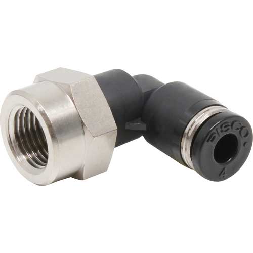 ピスコ チューブフィッティングメスエルボ PLF