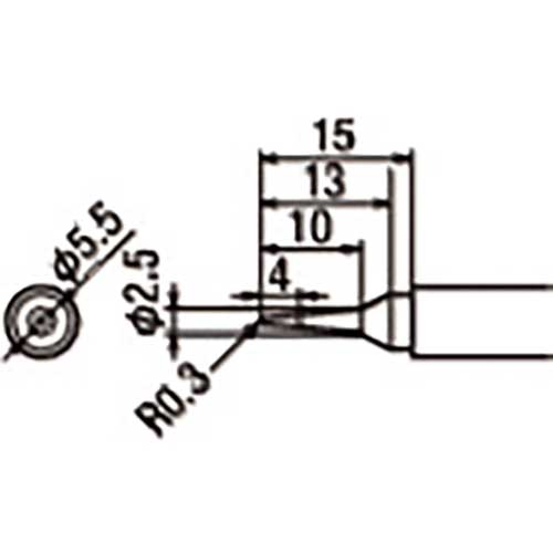 グット 替こて先SB型PX2/SVS用 PX-2RT-SB
