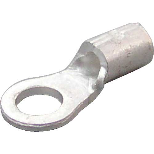 ニチフ 裸圧着端子 R形(100P)より線0.25〜1.65 外寸5.7 R 1.25-3S