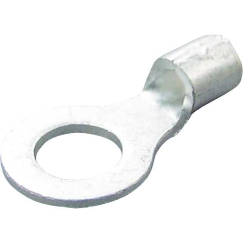 ニチフ 裸圧着端子 R形(100P)より線1.04〜2.63 外寸8.5 R 2-4