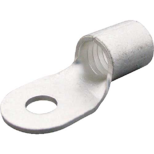 ニチフ 裸圧着端子 R形(100P) より線42.42〜60.57 外寸16mm スタッド径6.4mm R 60-6S