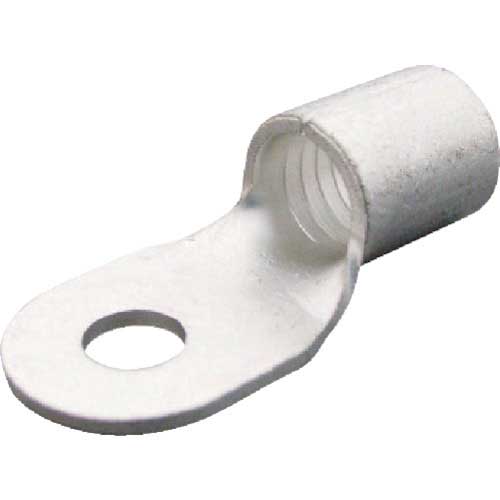 ニチフ 裸圧着端子 R形(100P) より線42.42〜60.57 外寸22mm スタッド径8.4mm R 60-8