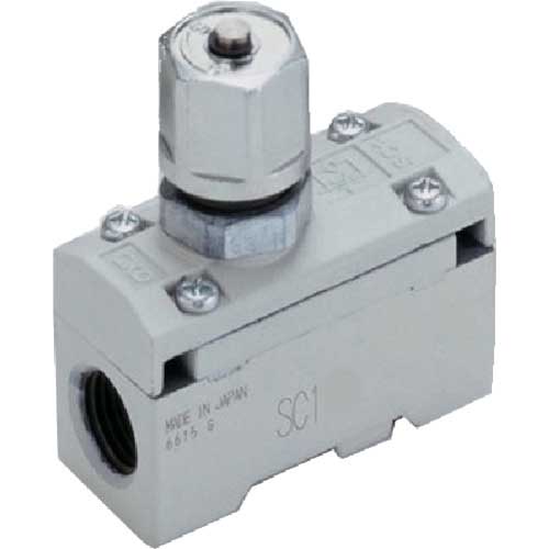 CKD スピードコントローラ 中口径タイプ Rc1/4 SC1-8