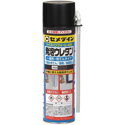セメダイン ハイスパンフォーム-400 410ml (発泡ウレタンフォーム) SE-118