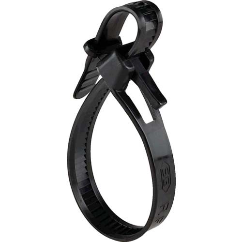 SG フックリピートタイ (耐候・耐熱タイプ) 黒色 7.4×155mm SG-FR150W