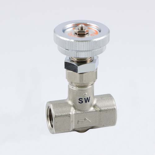 ASOH ニードルバルブ チッコロ-α 内×内ネジ型 PT1/4 SW-1022