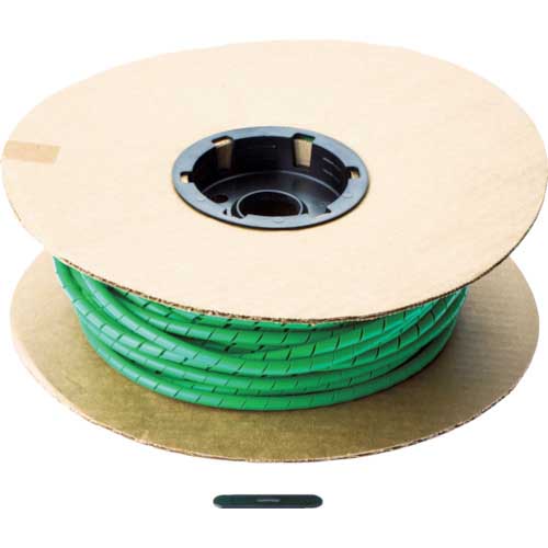 PANDUIT スパイラルラッピング ポリエチレン 緑 T50F-C5