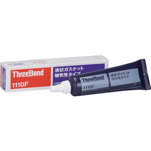 THREEBOND 液状ガスケット TB1110F 工業用シーリング剤 シール剤 100g 白色 高強度 無溶剤 半乾性型 嫌気性タイプ(1110FG) TB1110F-100