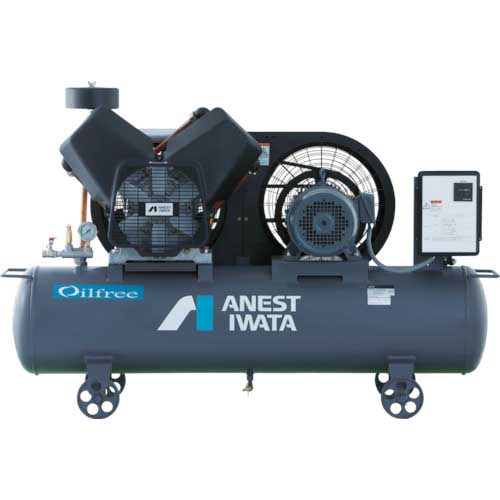 アネスト岩田 レシプロコンプレッサ オイルフリー TFP-10