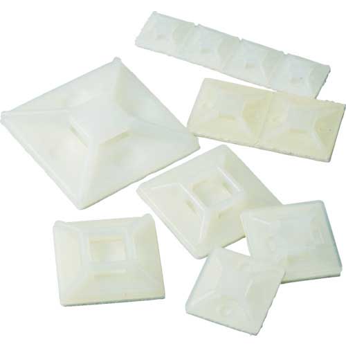 TRUSCO 結束バンド固定具 粘着シート付 100個入 THC