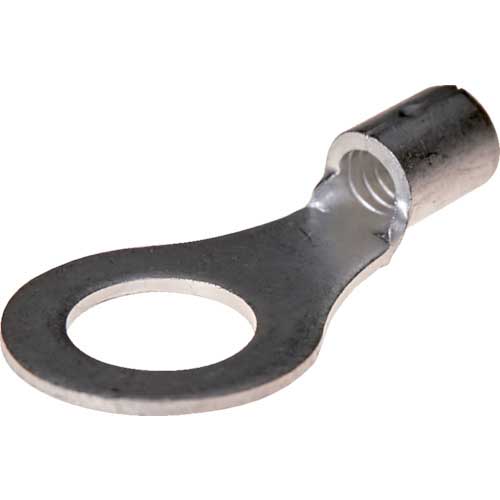 TRUSCO 裸圧着端子丸形φ8.4長さ28.0 (15個入) T-R5.5-8