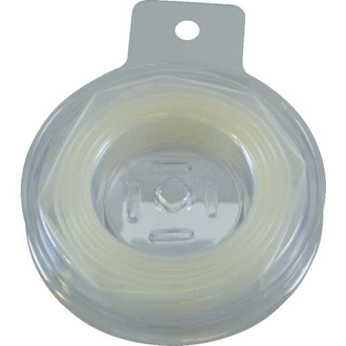 TRUSCO 熱収縮チューブ 収縮率2:1 透明 (1個入) 2m TRP 2MTM