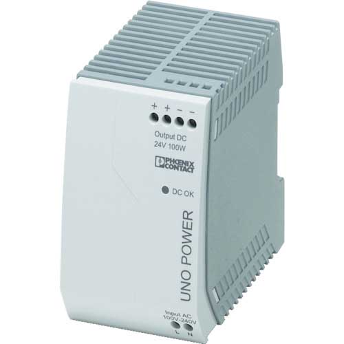 フエニックス フエニックスコンタクト スイッチング電源ユニットDINレール取付け UNO-PS/1AC/24DC/100W