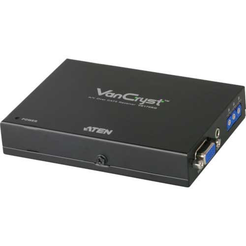 ATEN ビデオ延長器用レシーバー VGA / Cat5 / スキュー調整対応
