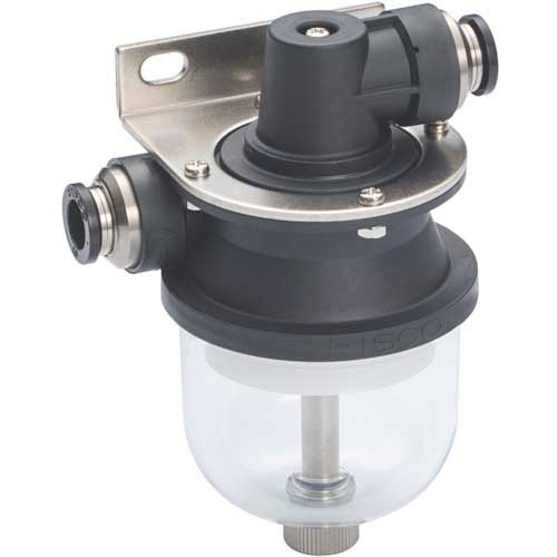 PISCO 真空用フィルタ 大容量エキゾーストタイプイン12アウト12 VFR20-12-12