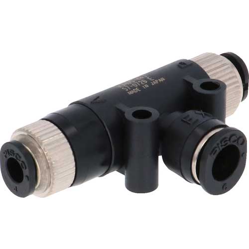 ピスコ 真空発生器 管形ユニオンストレート(集中排気タイプ・高真空度形)