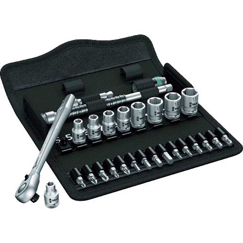 Wera ソケットレンチセット 8100SA8 サイクロップラチェット「メタル