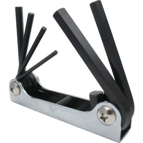 EIGHT ナイフ型 六角棒スパナ メタルケース セット 009-3