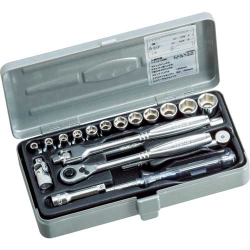 TONE ソケットレンチセット 19pcs 1800M