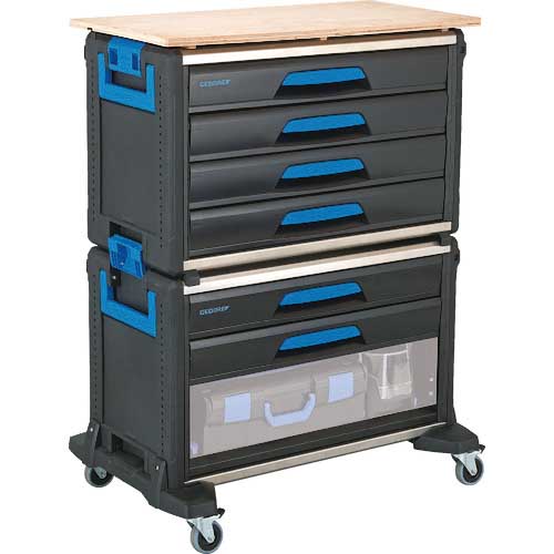 【廃番】GEDORE 【在庫限り特価】ツールトロリー WORKMO W3 1110 6段 2954443