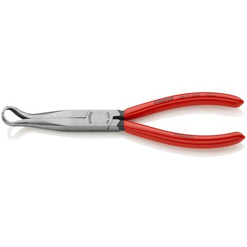 KNIPEX メカニックプライヤー 45°先曲がり プラスチックハンドル 3891-200