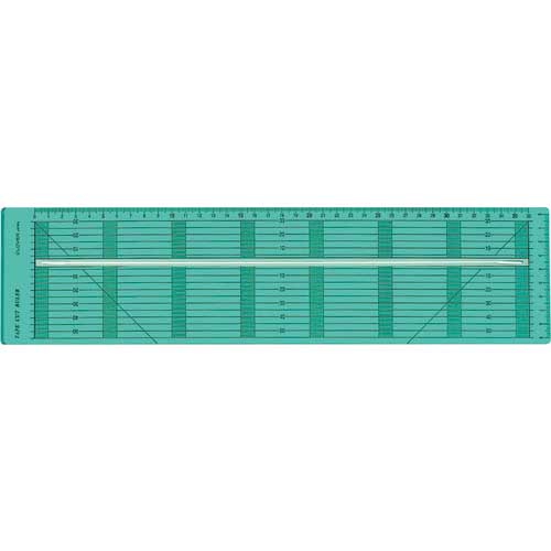 CLOVER カッティングマット テープカット定規 400×100×3mm 57-924の