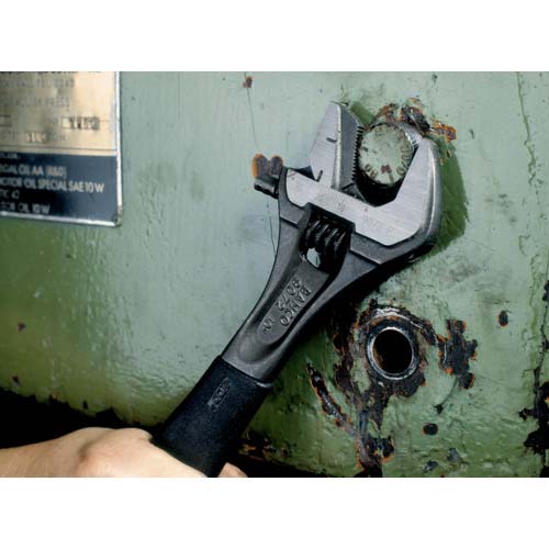 BAHCO パイプレンチ兼用モンキーレンチ ブラック仕上げ 907-P