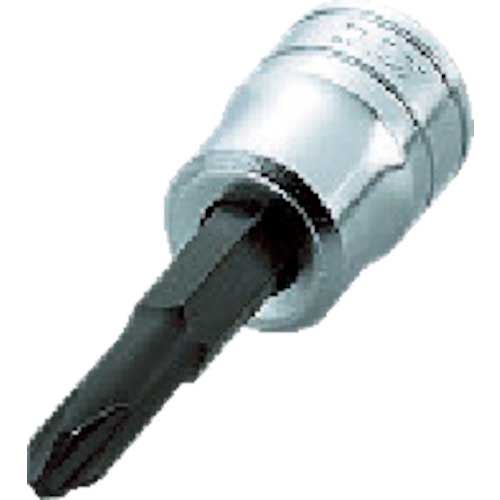 KTC ドライバービットソケット 9.5sq.クロスビットソケット 刃先No.2 差込角9.5mm 全長66mm BT3-2P